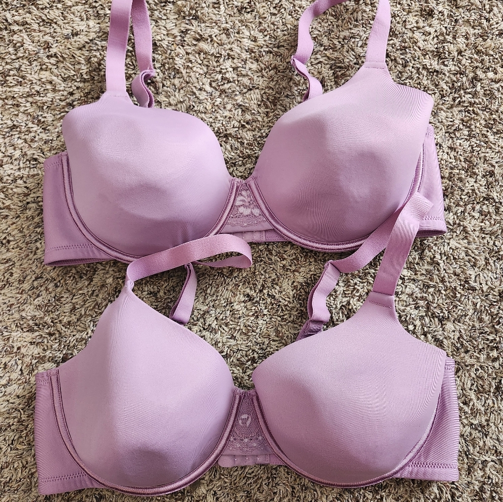 Vanity Fair Light Purple Bra Set